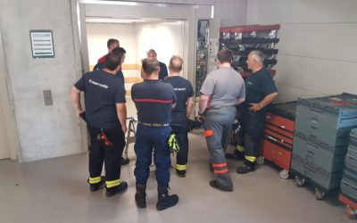 Kurs Einsätze bei Lift- und Schrägaufzügen