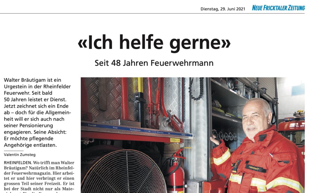 Walter Bräutigam – Seit 48 Jahren Feuerwehrmann