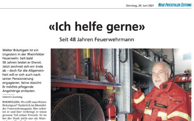 Walter Bräutigam – Seit 48 Jahren Feuerwehrmann