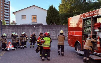 Kaderprobe der Feuerwehren Raurica und Rheinfelden